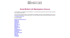 Desktop Screenshot of greatbritishlife.co.uk